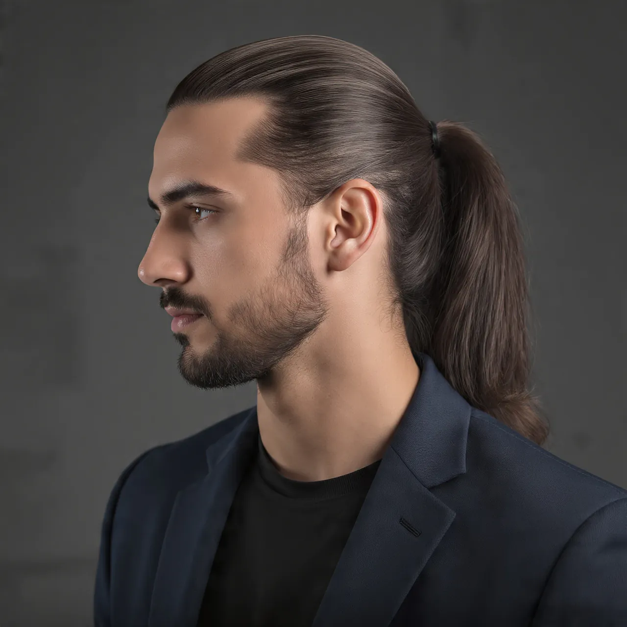 Long Ponytail For Men