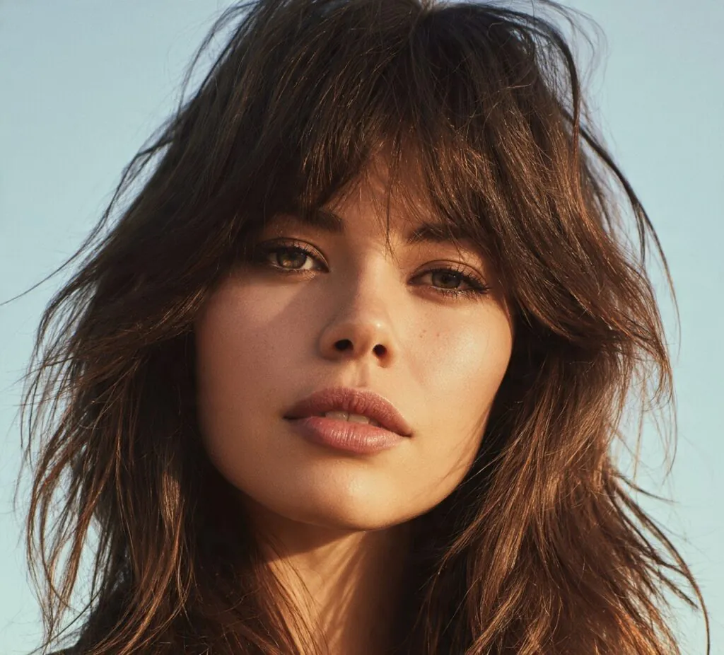 Long Shag with Layered Fringe