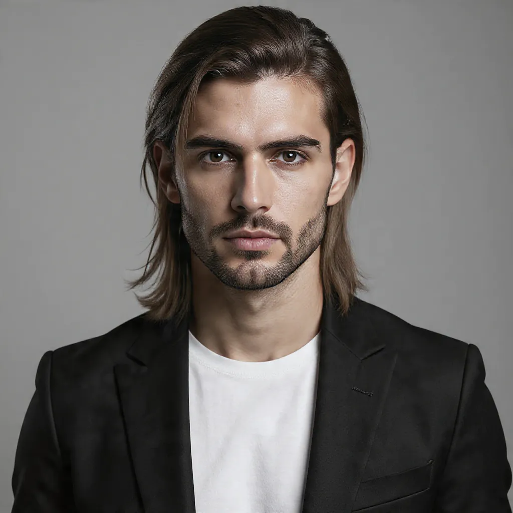 Long Side Part For Men