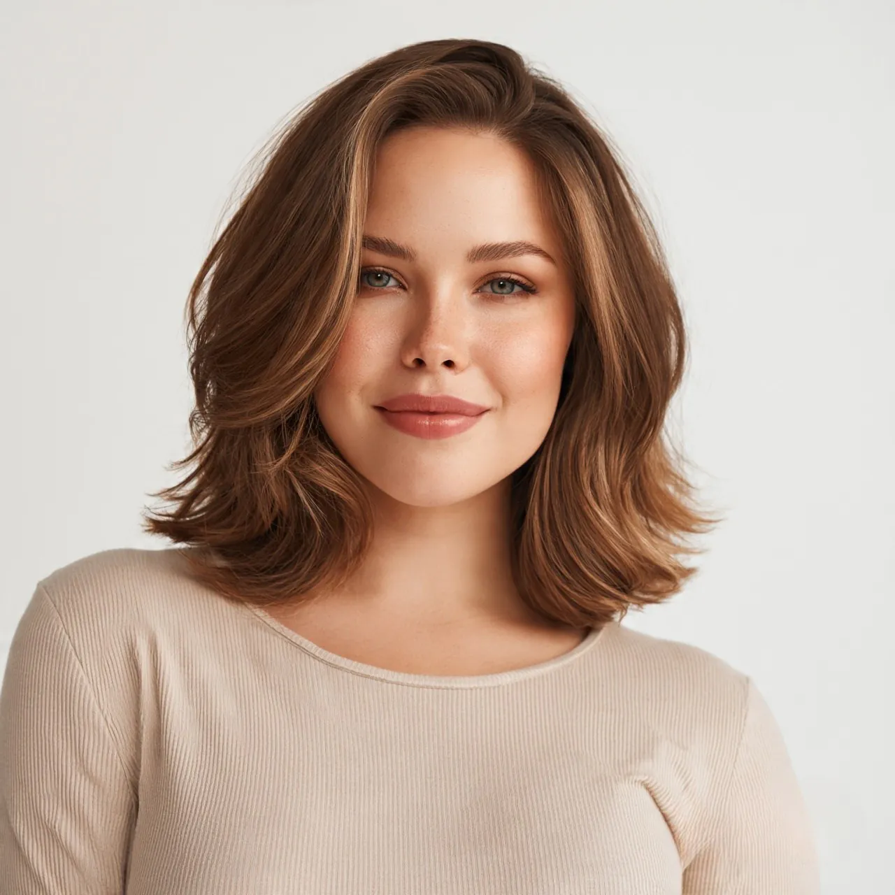 17 Stunning Haircut Ideas for Round Face Shapes for a Slimmer Look 5 Long Side-Swept Bob Haircut For Round Face