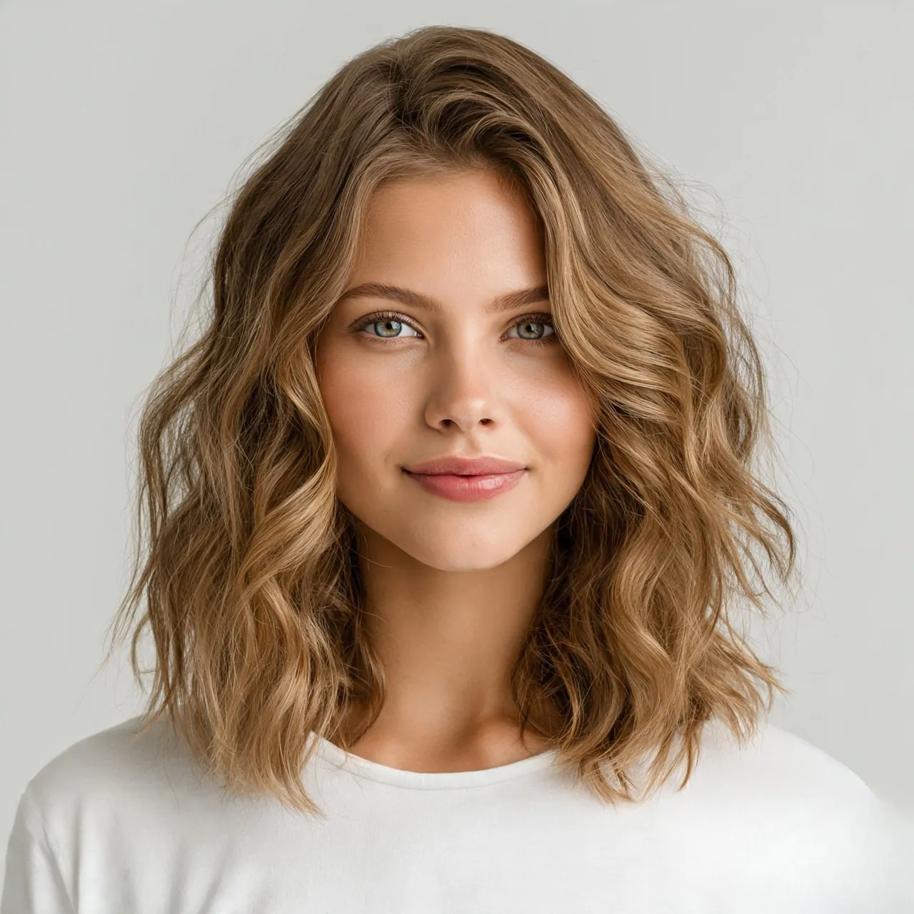 Loose Beach Waves For Medium Hair