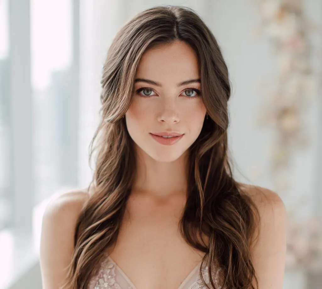 Loose Hair with Tucked Front Pieces