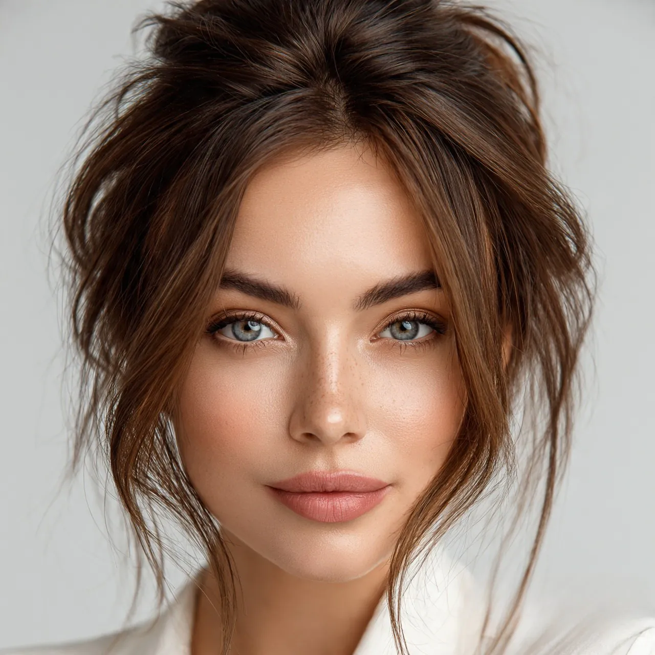 Low Messy Bun Easy Hairstyle