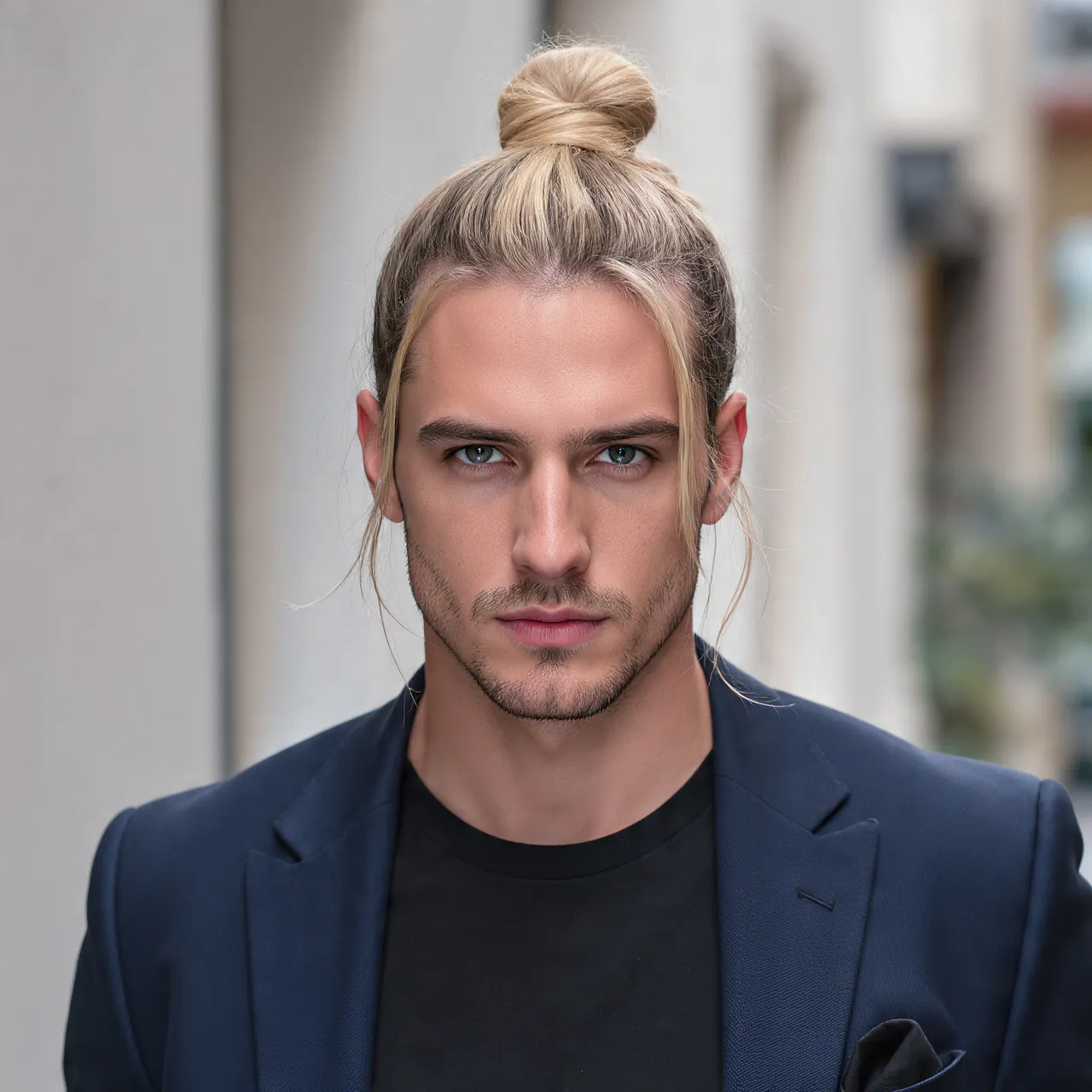 17 Trending Hairstyles for Men Long Hair Ideas That Elevate Your Style 4 Man Bun For Men Long Hair