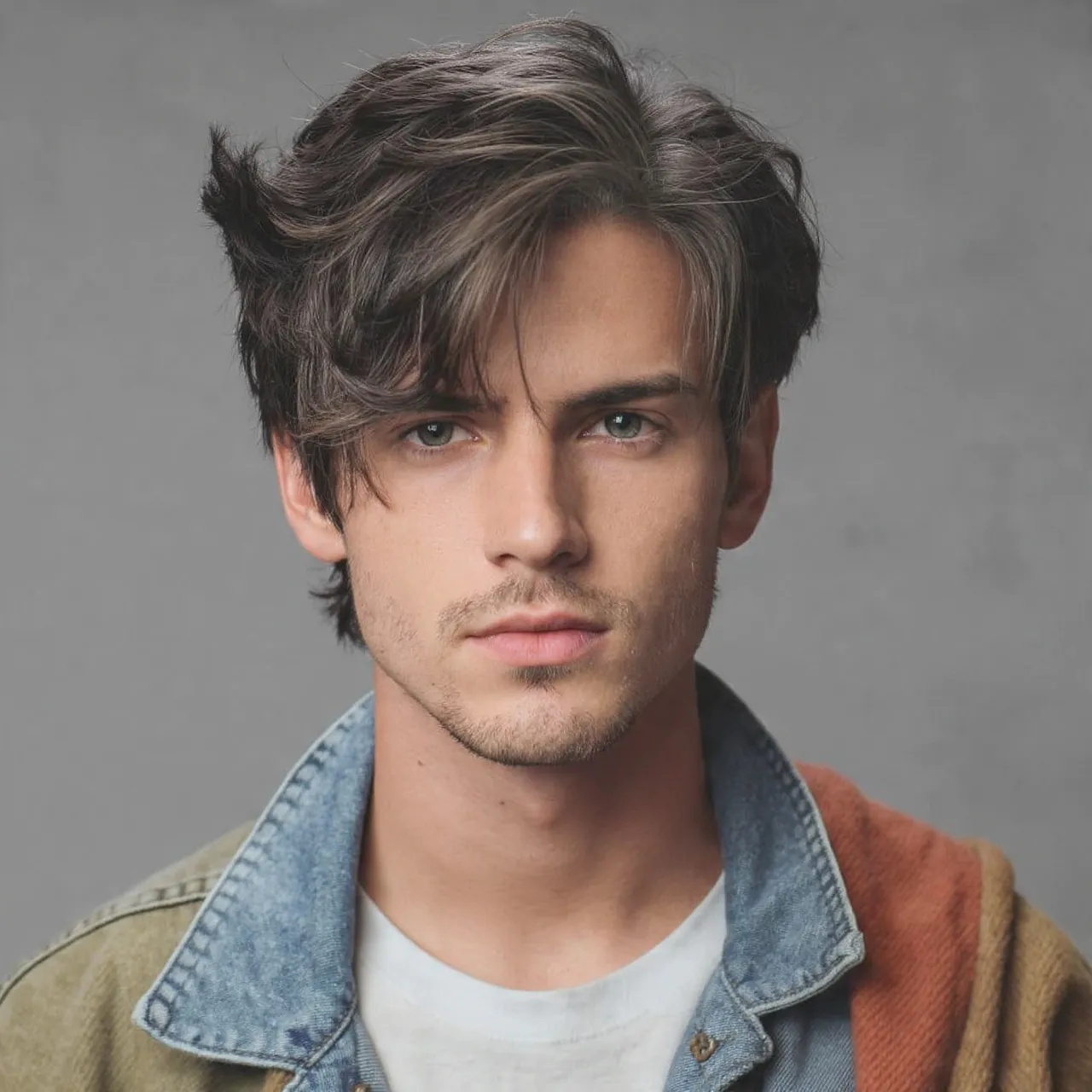 Medium Messy Hair For Men 1