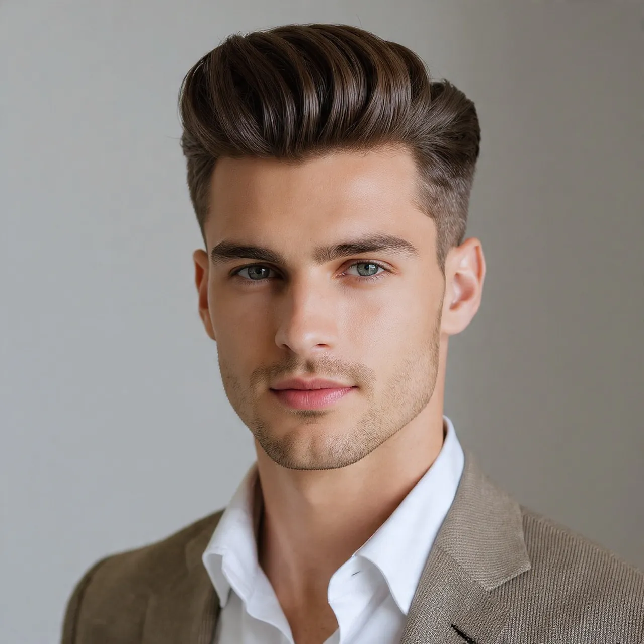 Medium Pompadour For Men