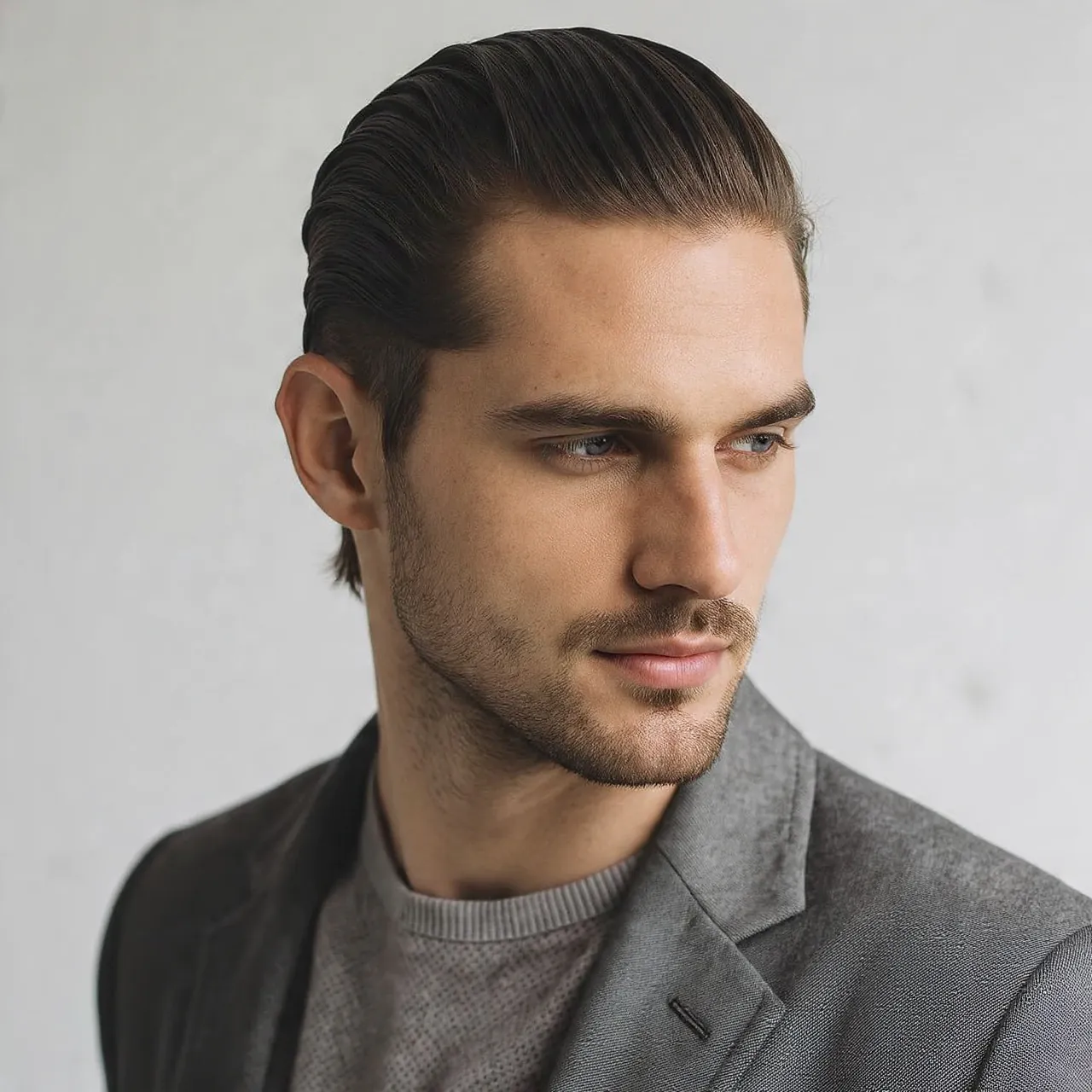 Medium Slick Back For Men