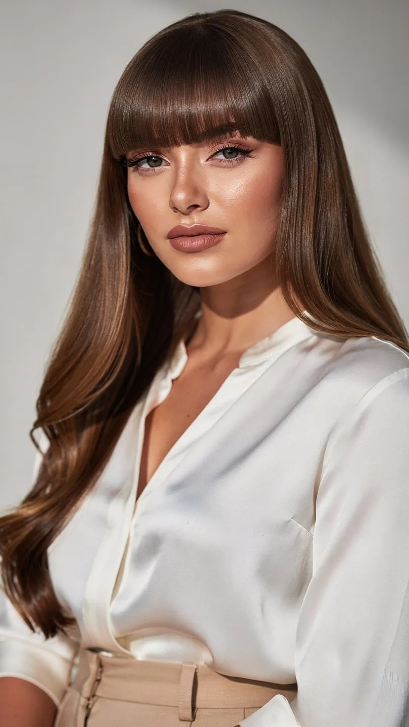 17 Trending Haircut Ideas for Every Hair Type & Face Shape 18 Micro Fringe with Long Hair