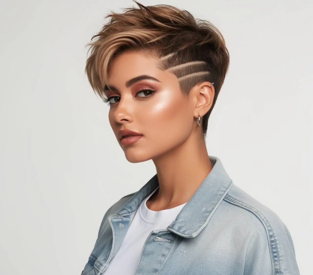 Ombre Pixie Short Quick Weave Hairstyles for Low Maintenance
