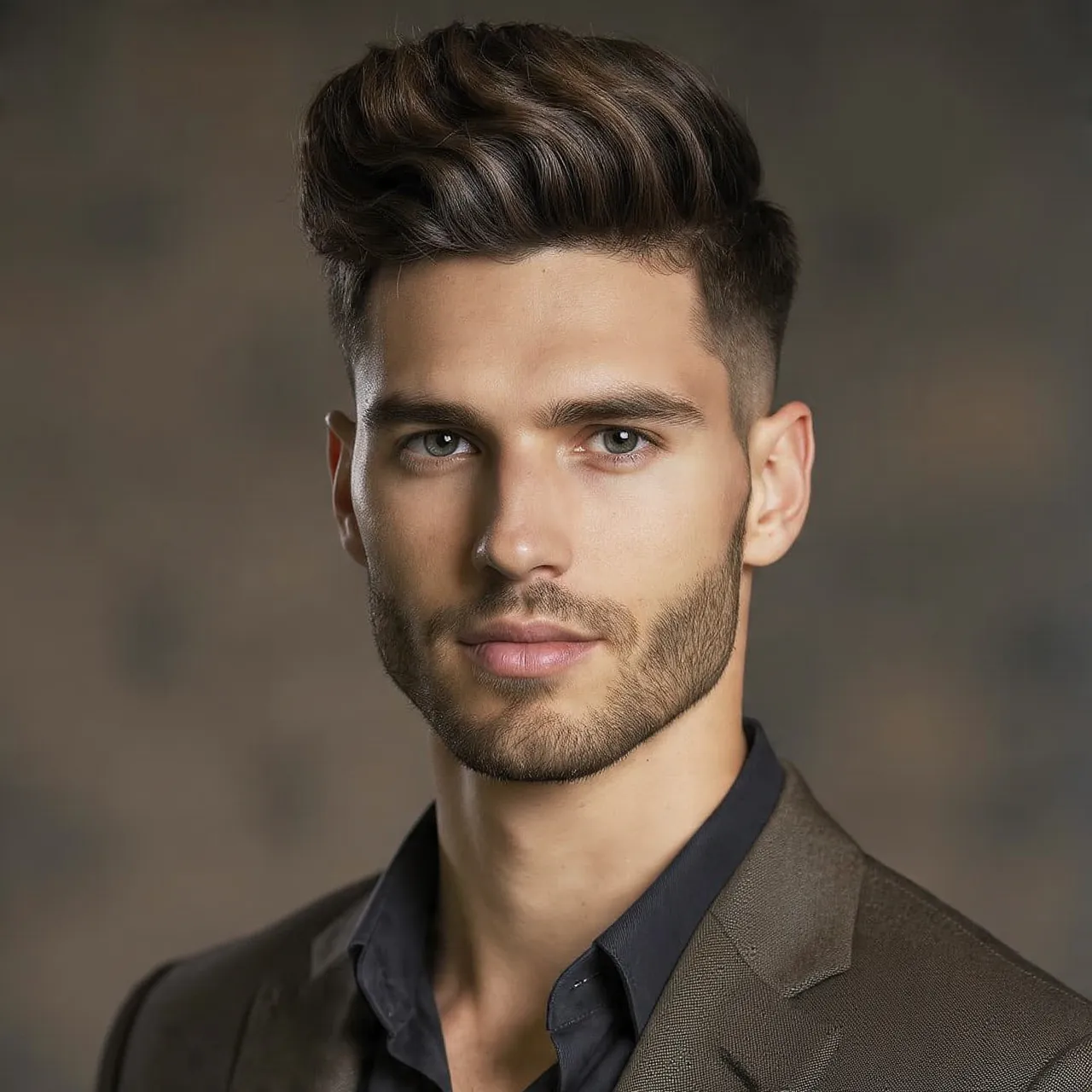 Quiff For Oval Head Hairstyle Men