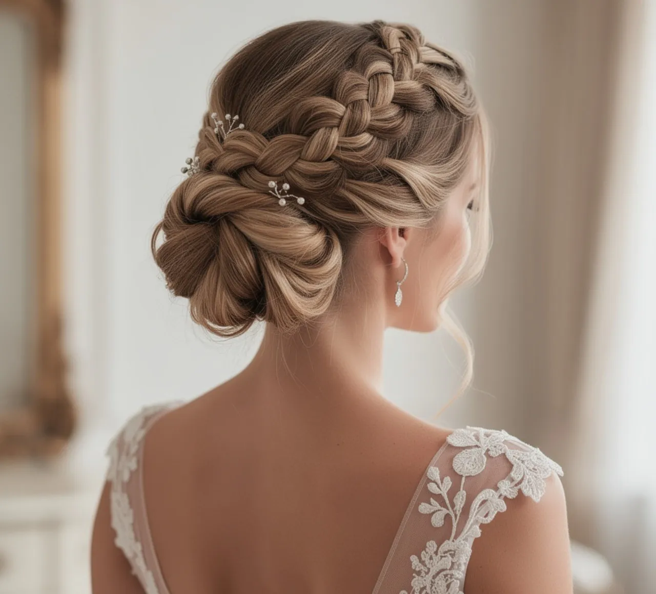 17 Trending Wedding Hairstyles for Bride for Every Wedding Style and Theme 4 Romantic Braided Crown Wedding Hairstyles for Bride