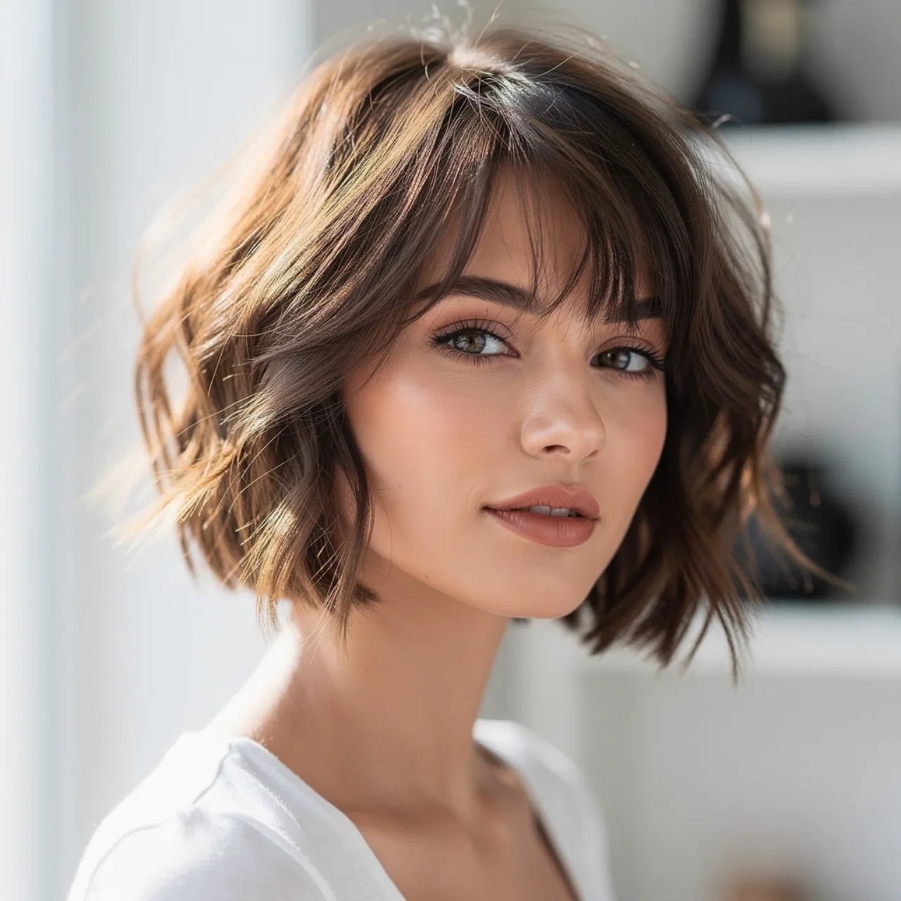Short Shag Cut Easy Hairstyle