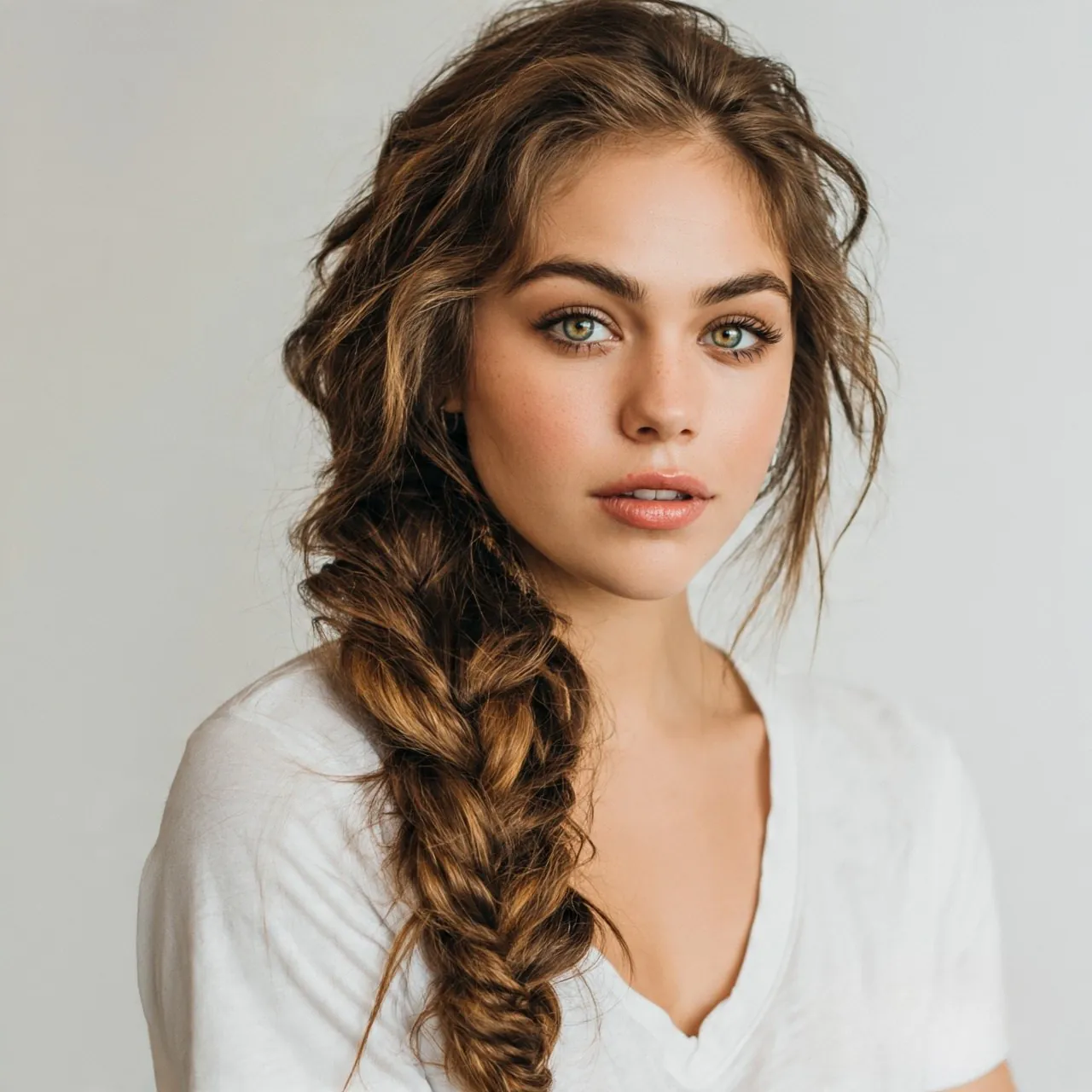 Side Braid Easy Hairstyle