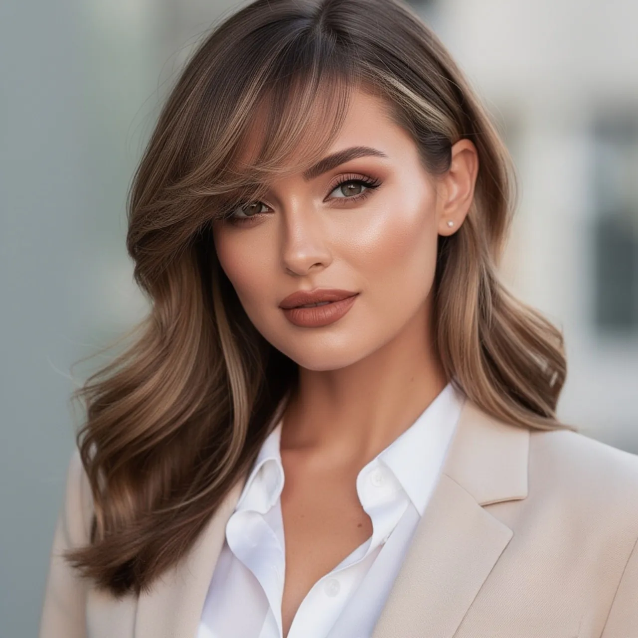 17 Trending Haircut Ideas for Every Hair Type & Face Shape 15 Classic Layers with Side Sweep Bangs