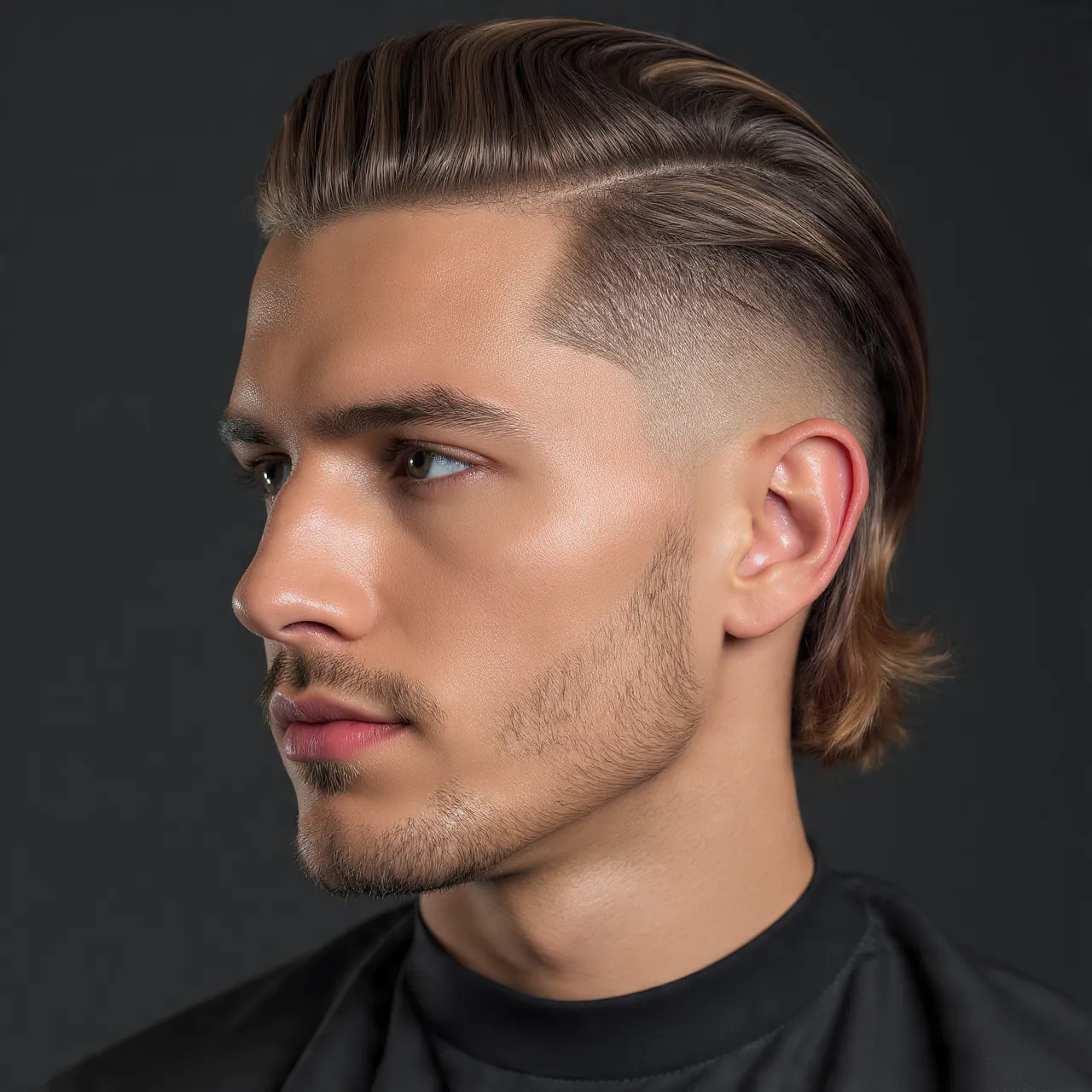 Side Swept Slick Back 1