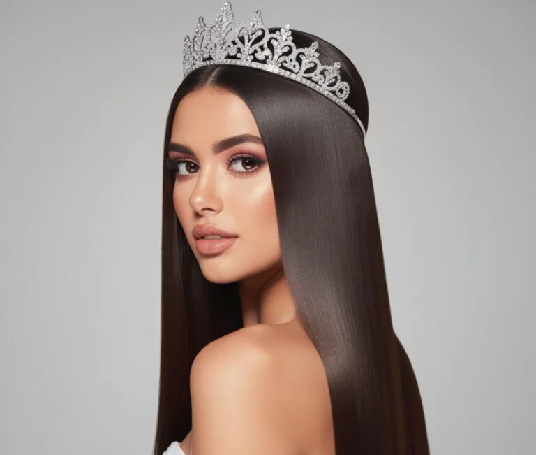 straight hairstyles for wedding