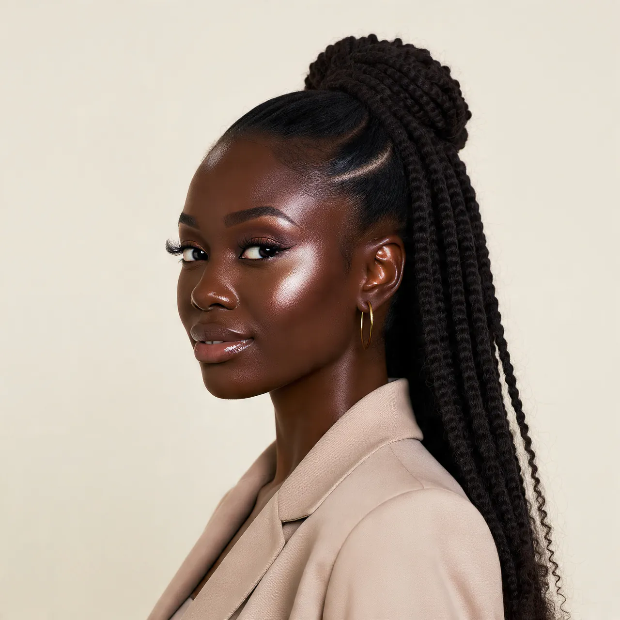 14 Trending Slick Back Hairstyles Black Women That Are Absolutely Stunning 15 Slick Back Half Up Style on Stretched Natural Hair Hairstyles Black Women