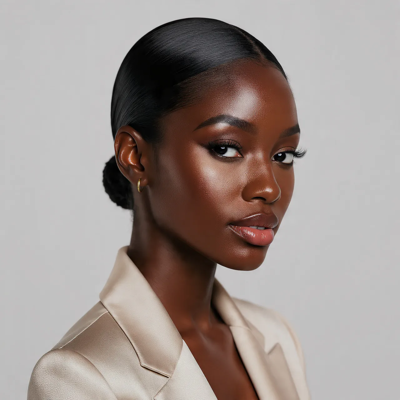 14 Trending Slick Back Hairstyles Black Women That Are Absolutely Stunning 9 Slick Back Pressed Natural Hair Hairstyles Black Women