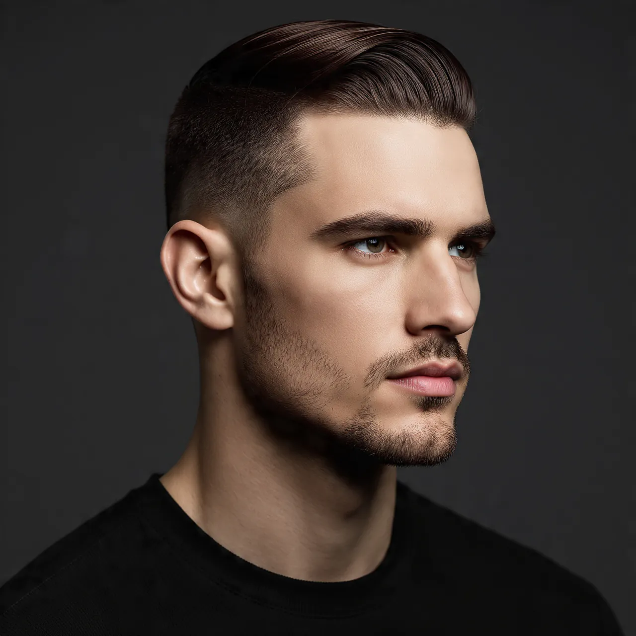 Slick Back Taper Cut