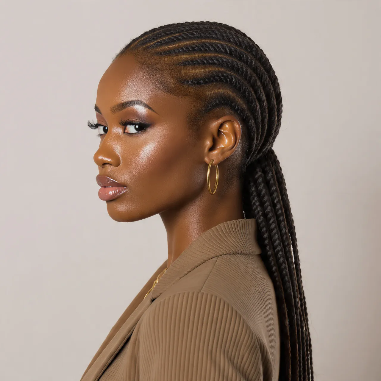14 Trending Slick Back Hairstyles Black Women That Are Absolutely Stunning 5 Slicked Back Box Braids Hairstyles Black Women