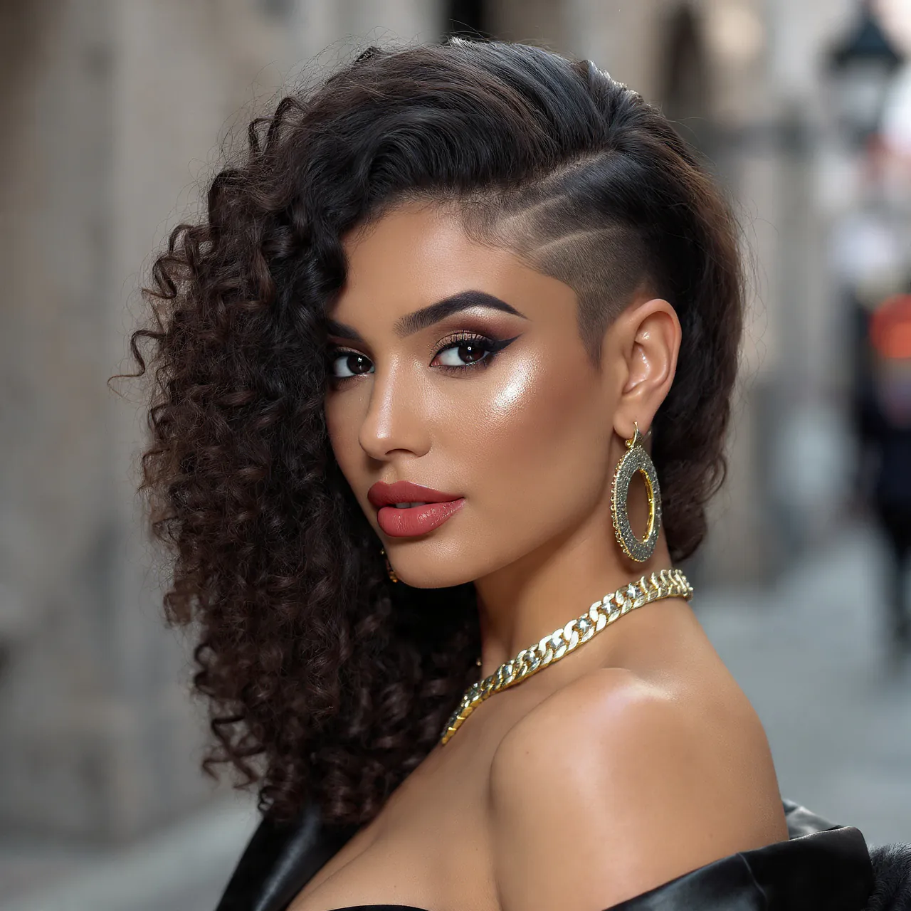 Trending Curly Hairstyles Slick Back: 15 Stunning Looks to Try Now 11 Slicked Back Curls With Undercut Hairstyle