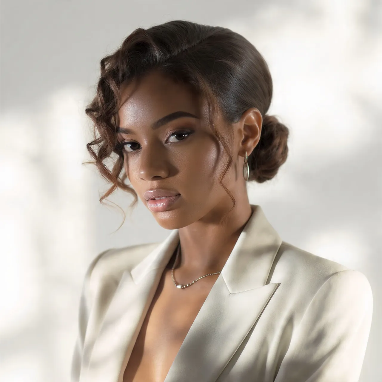 Trending Curly Hairstyles Slick Back: 15 Stunning Looks to Try Now 7 Slicked Back Wash and Go Curls Hairstyle