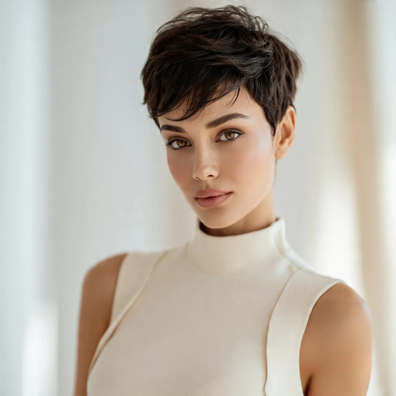 17 Gorgeous Haircut Ideas for Square Face Shapes That Instantly Flatter 7 Soft Pixie with Textured Top Haircut Ideas for Square Face
