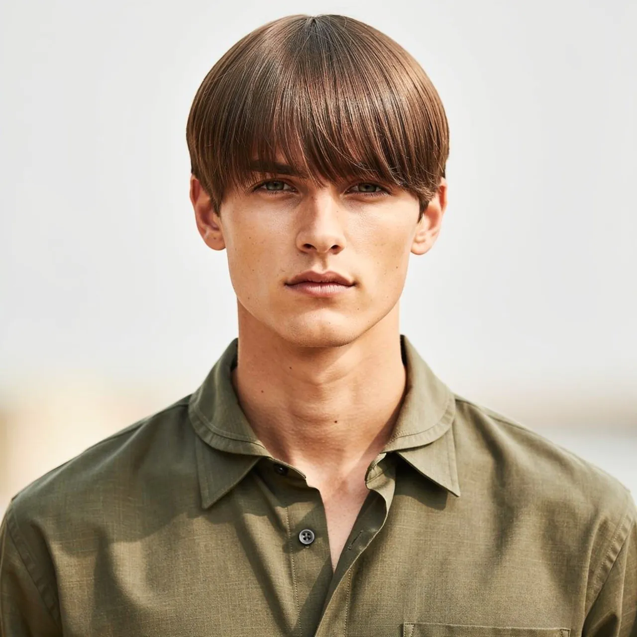 16 Trendy Straight Hairstyles Men to Try This Year that You'll Love 15 Straight Hair Long Fringe Sweep for Men