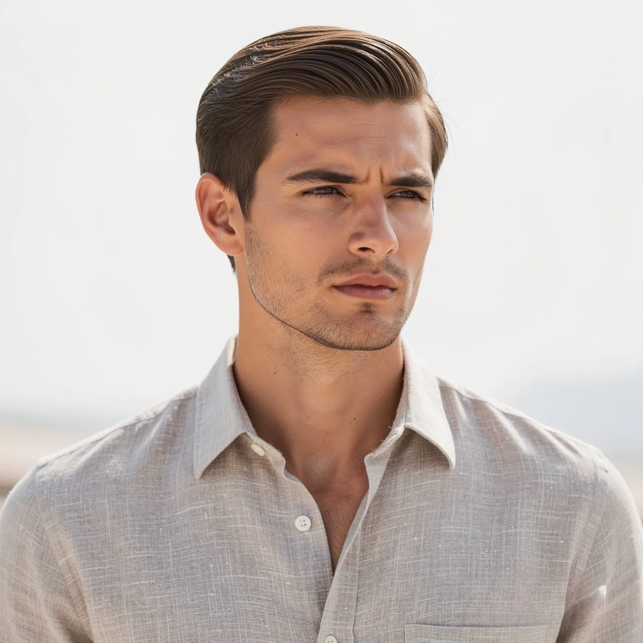 16 Trendy Straight Hairstyles Men to Try This Year that You'll Love 4 Straight Hair Side Part for Men