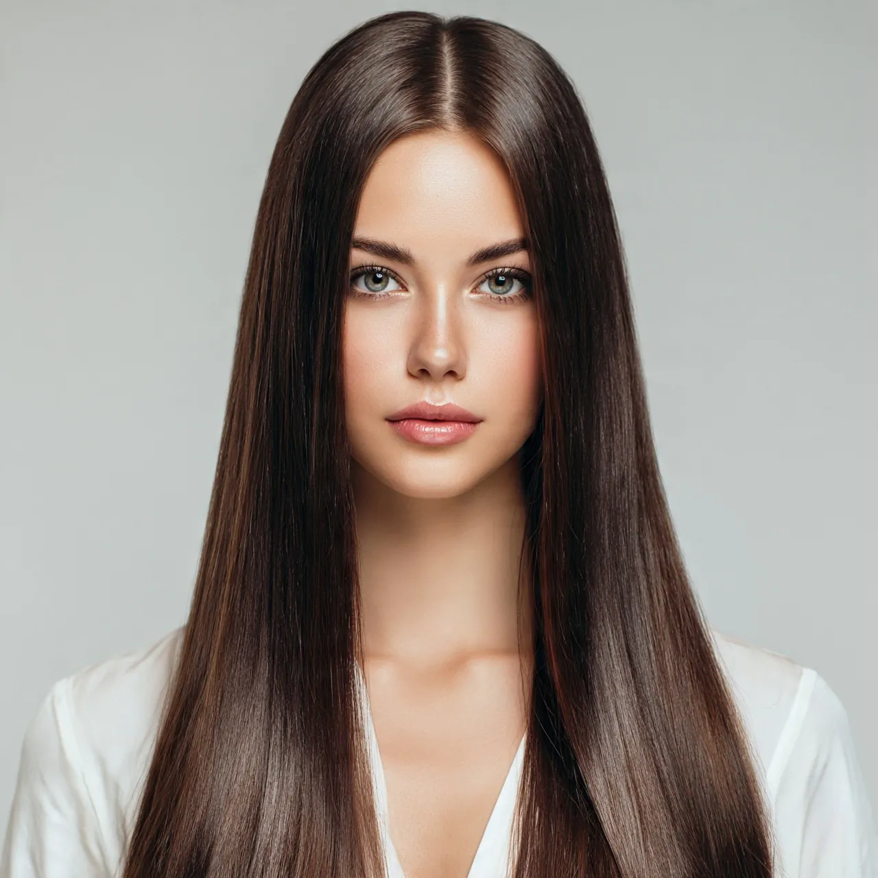 Straight and Sleek Easy Hairstyle
