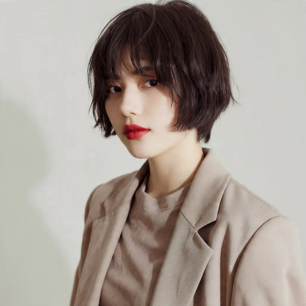 Textured Bob with Messy Bangs