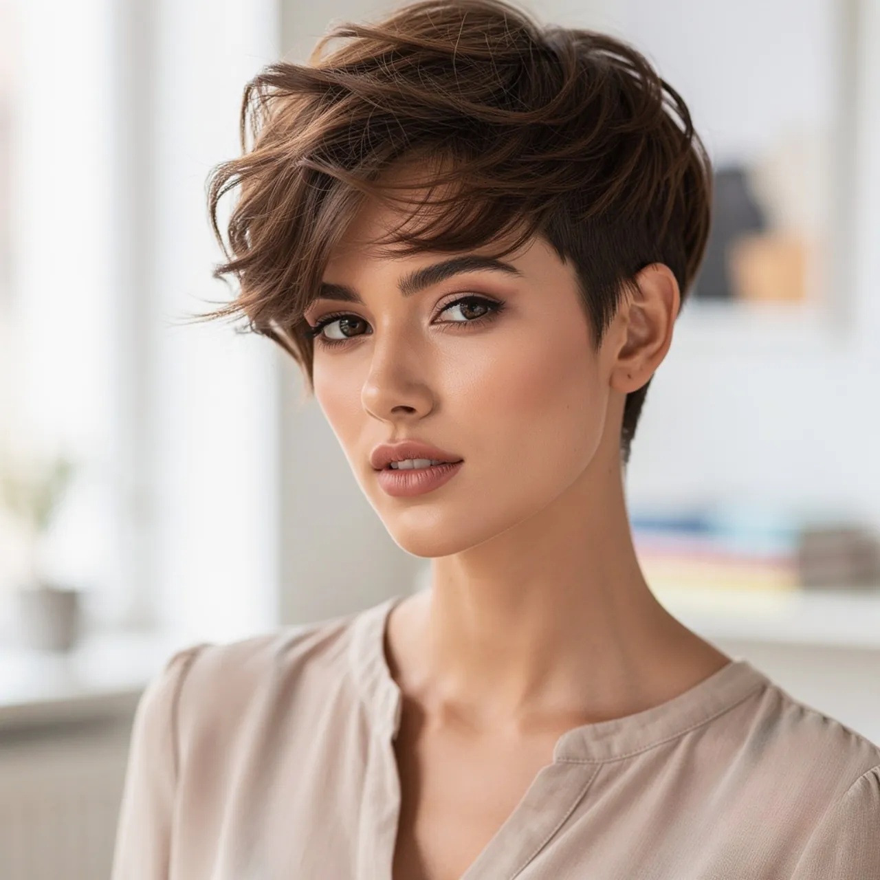 Textured Pixie Cut Easy Hairstyle