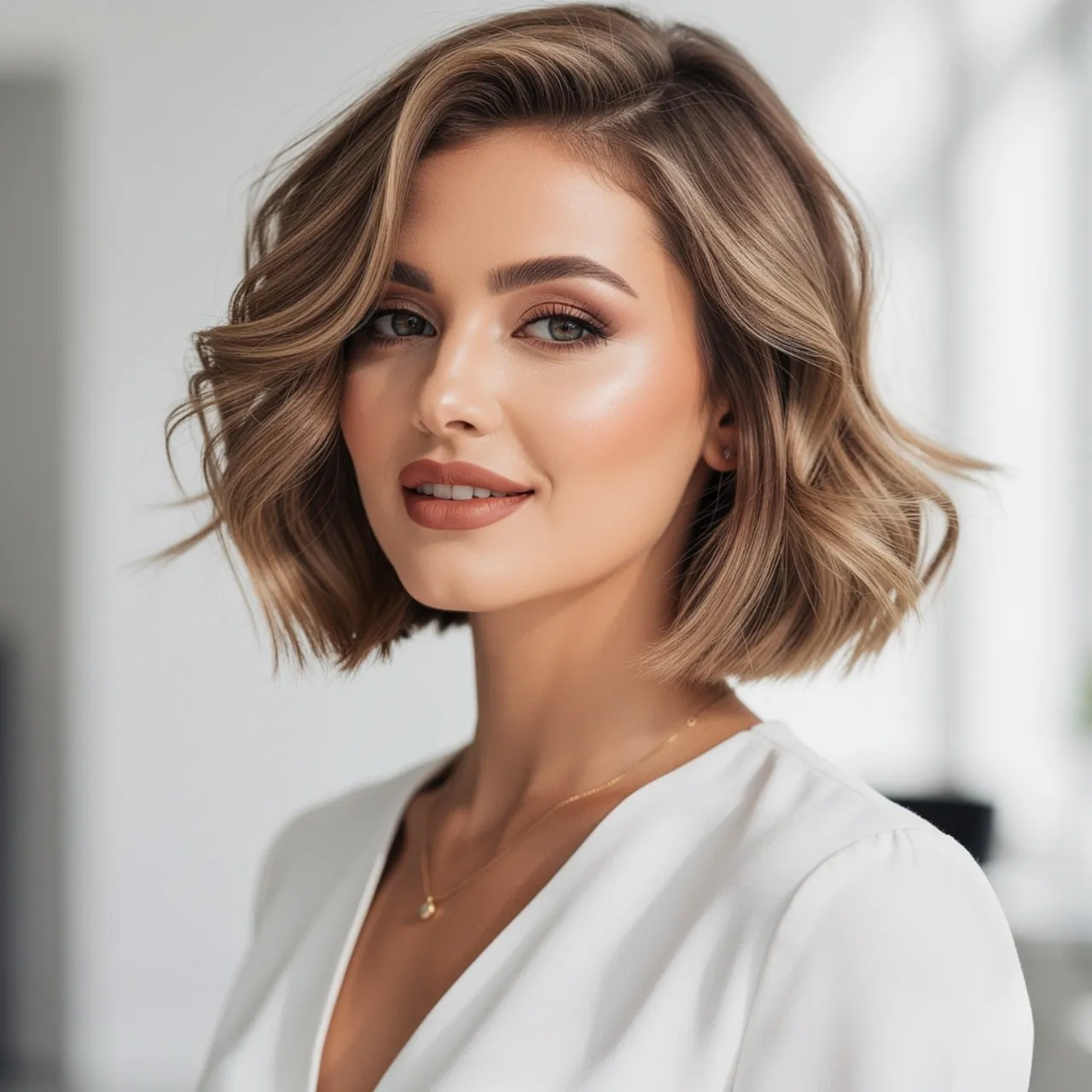 17 Trending Haircut Ideas for Every Hair Type & Face Shape 11 Textured Bob with Layers