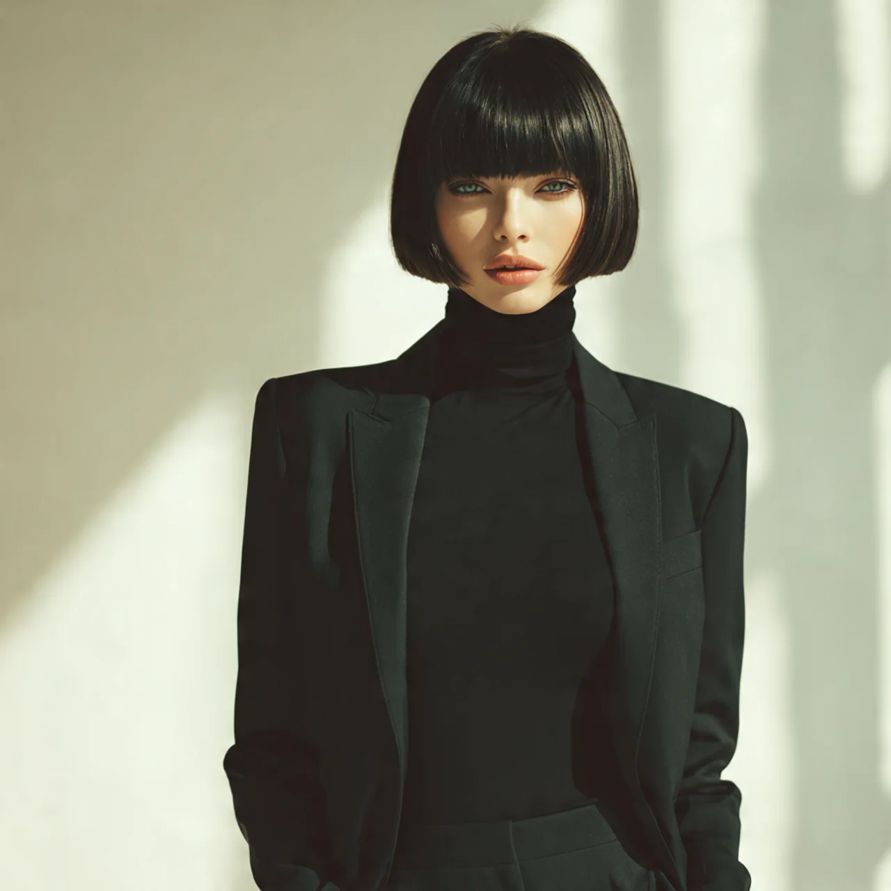 18 Bob Hairstyles That Will Make You Want to Book a Salon Appointment Right Now 13 The Blunt Bob with Bangs