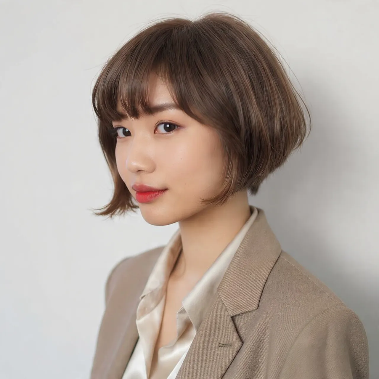 18 Bob Hairstyles That Will Make You Want to Book a Salon Appointment Right Now 16 The Bob with Curtain Bangs No Fringe Version