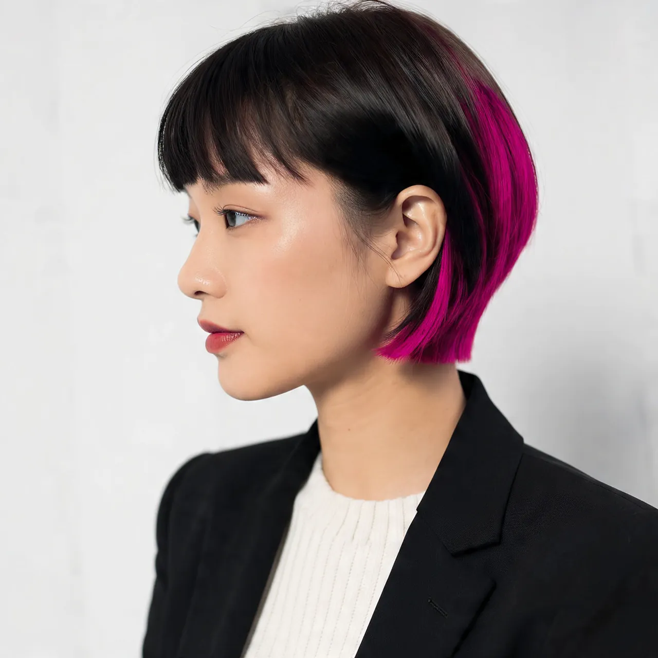 18 Bob Hairstyles That Will Make You Want to Book a Salon Appointment Right Now 17 The Bob with Peek a Boo Color