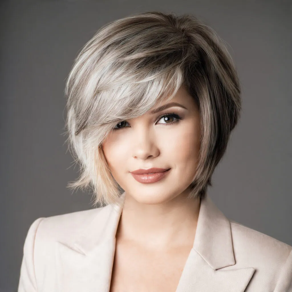 Layered Bob Hairstyles: 13 Gorgeous Ideas for Every Hair Type and Face Shape 13 The Layered Bob for Fine Hair
