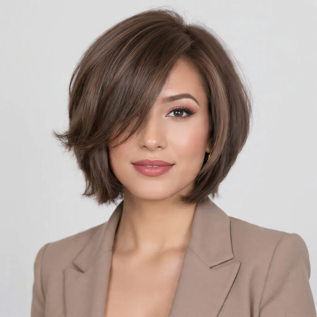 Layered Bob Hairstyles: 13 Gorgeous Ideas for Every Hair Type and Face Shape 12 The Layered Bob for Thick Hair