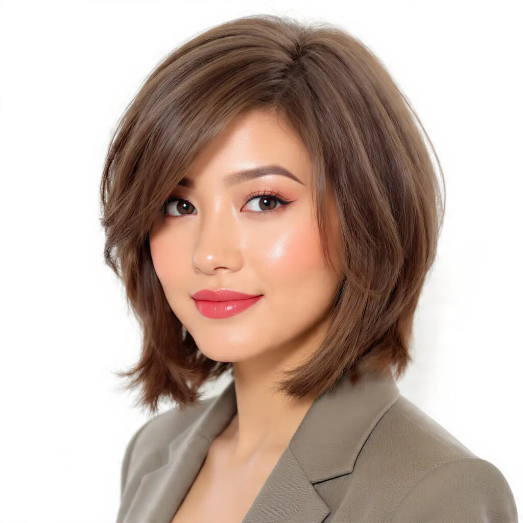 Layered Bob Hairstyles: 13 Gorgeous Ideas for Every Hair Type and Face Shape 7 The Layered Bob with Face Framing Layers
