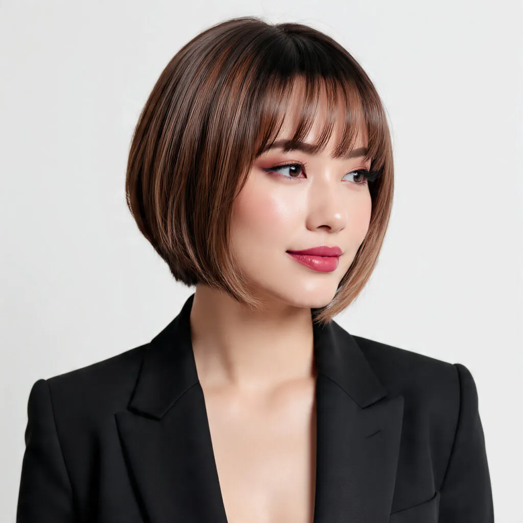 Layered Bob Hairstyles: 13 Gorgeous Ideas for Every Hair Type and Face Shape 11 The Sleek Layered Bob