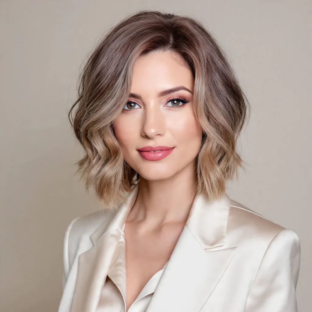 Layered Bob Hairstyles: 13 Gorgeous Ideas for Every Hair Type and Face Shape 4 The Wavy Layered Bob