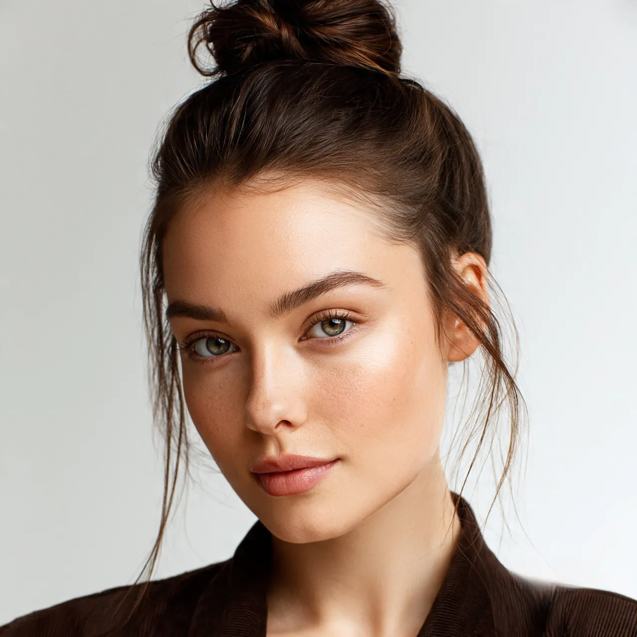Top Knot Easy Hairstyle