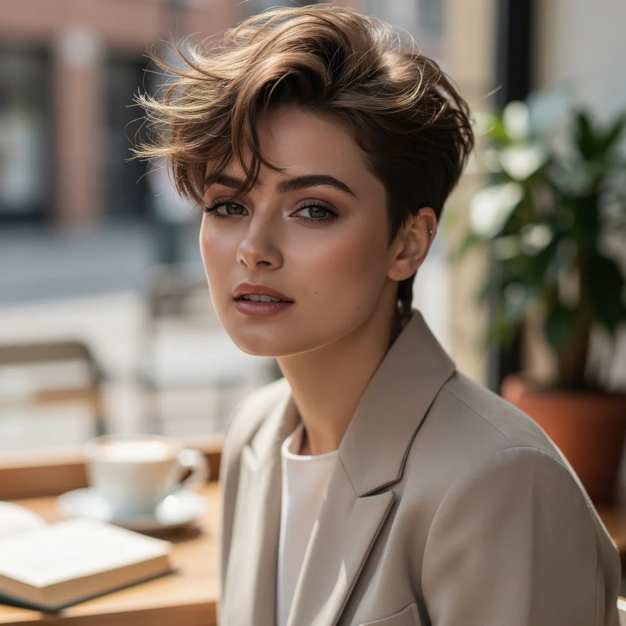 Tousled Pixie Easy Hairstyle