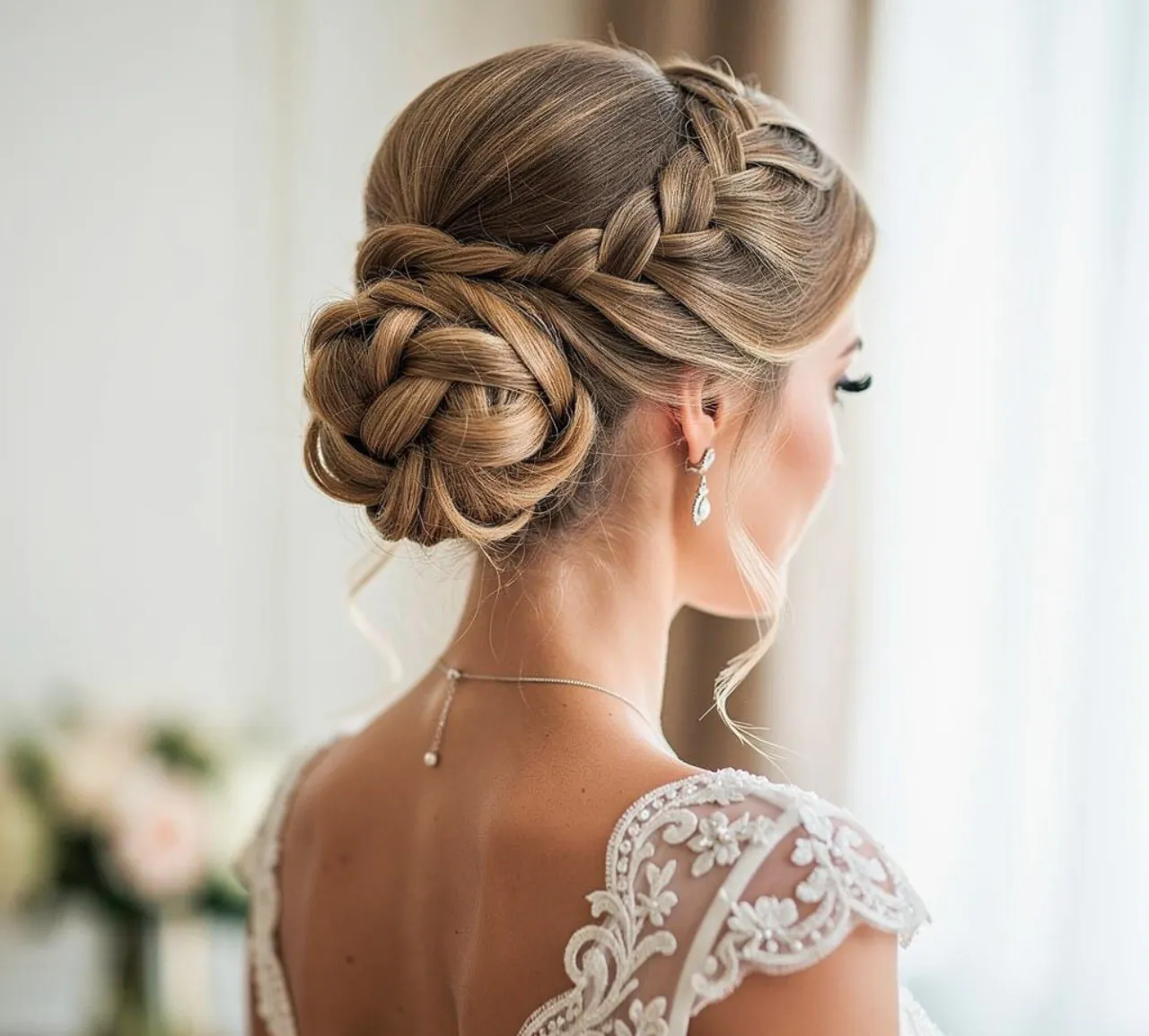 Twisted Updo Hairstyles Wedding Style