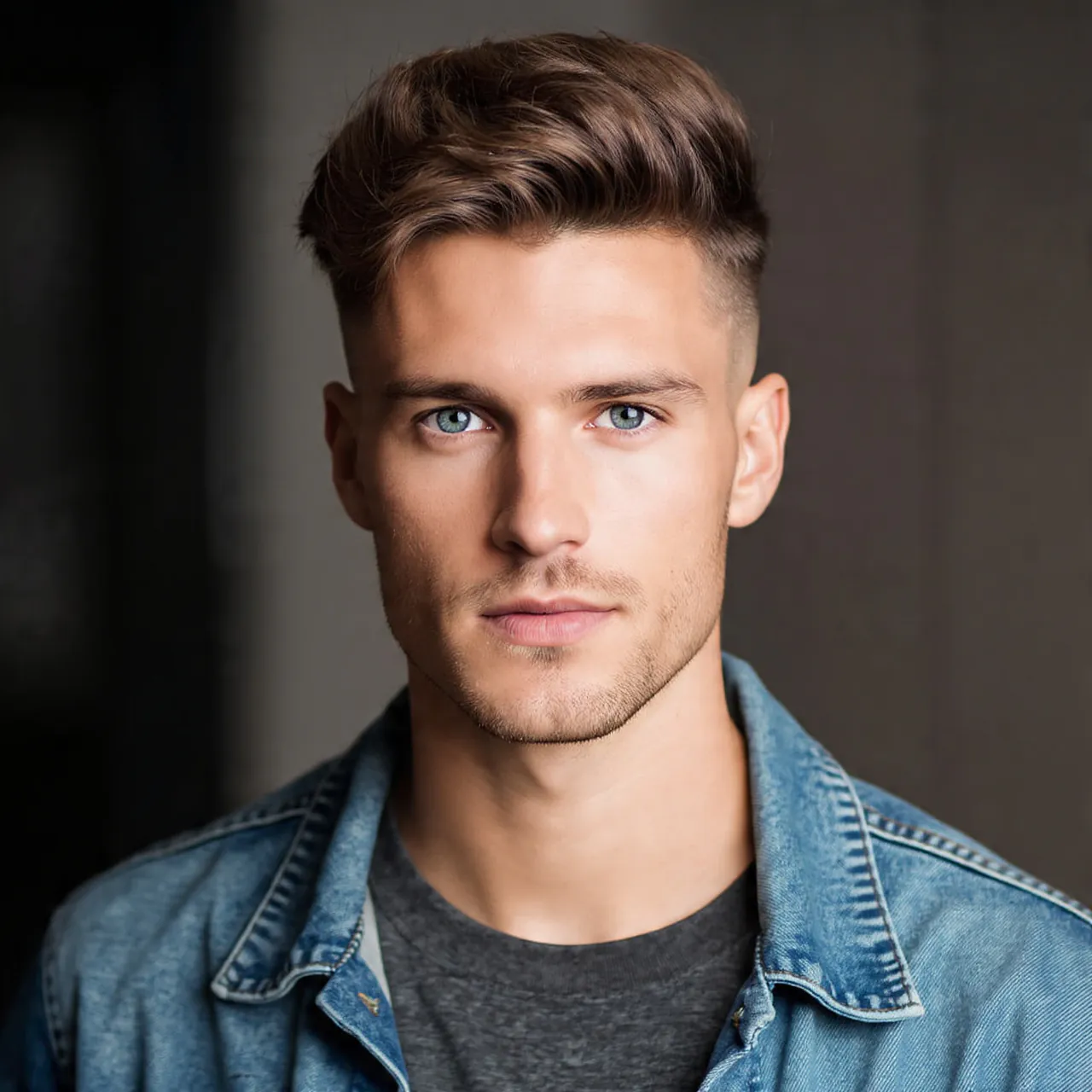 Undercut For Oval Head Hairstyle Men