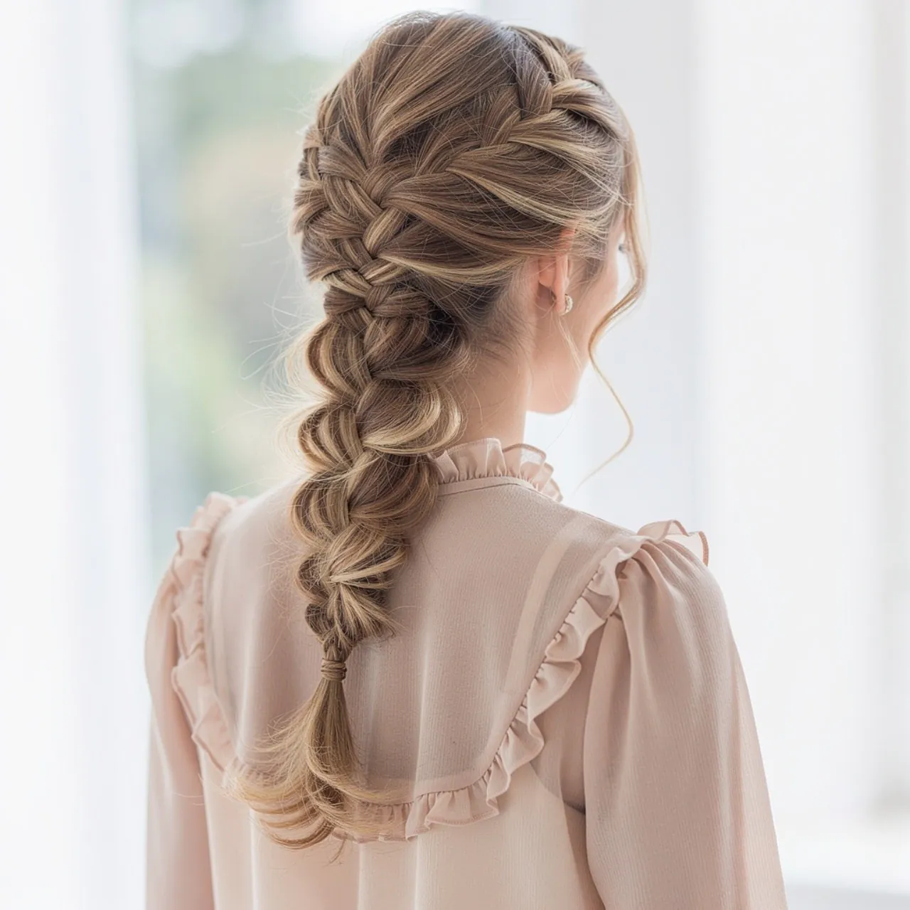 Waterfall Braid Summer Hairstyle