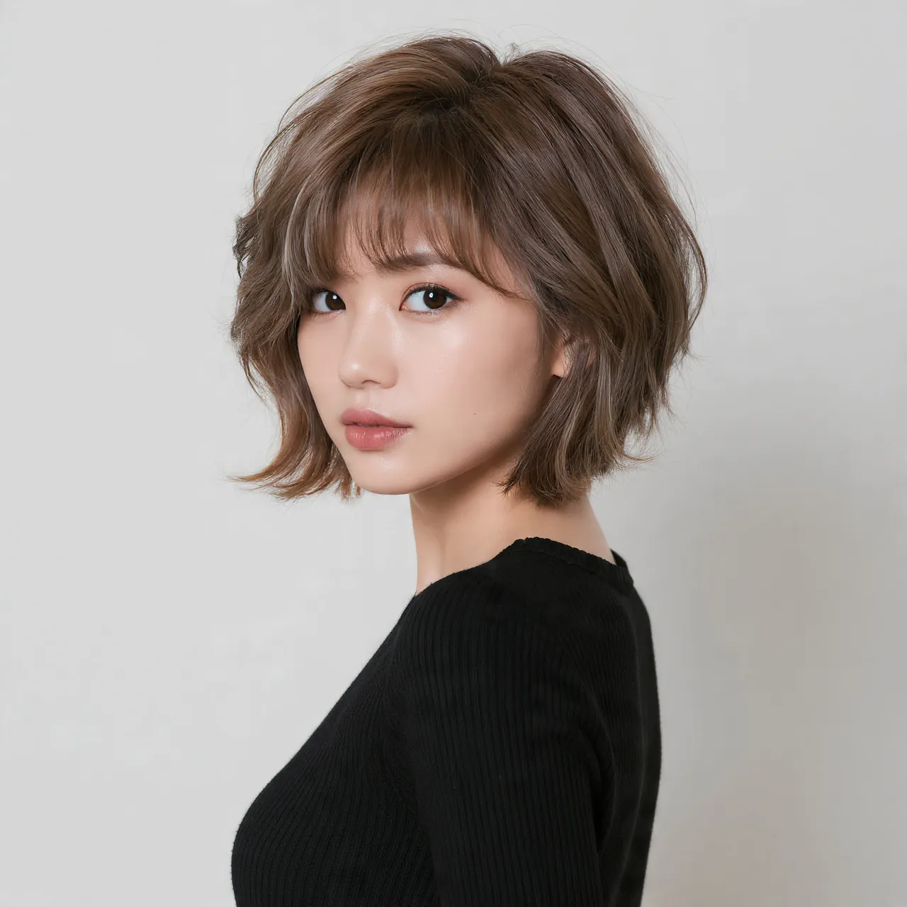 Wavy Stacked Bob