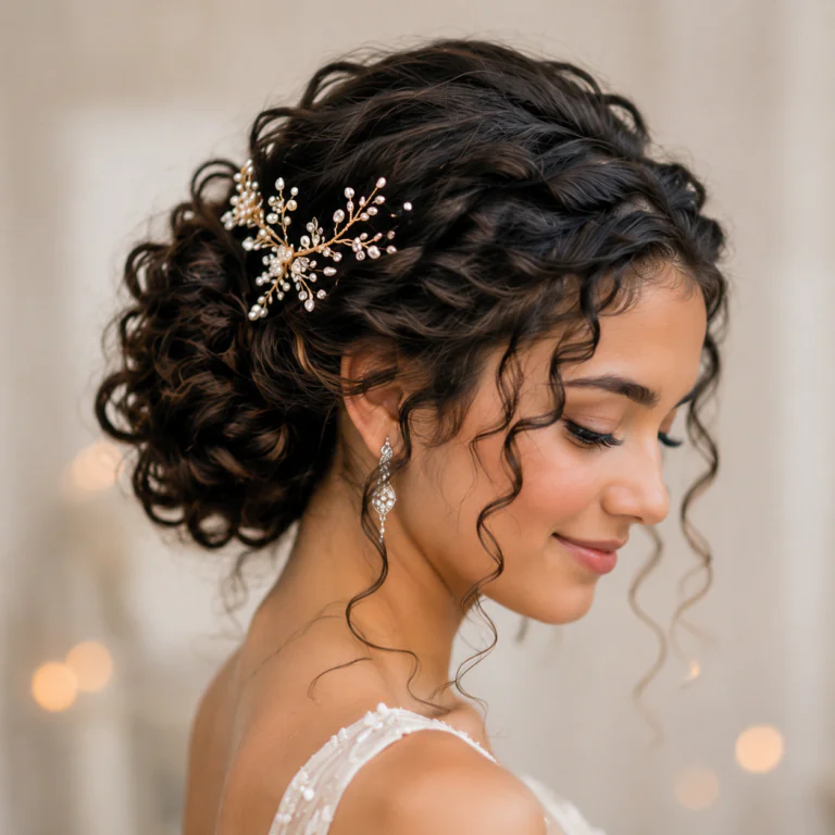 Wedding HairStyles for Curly Hair