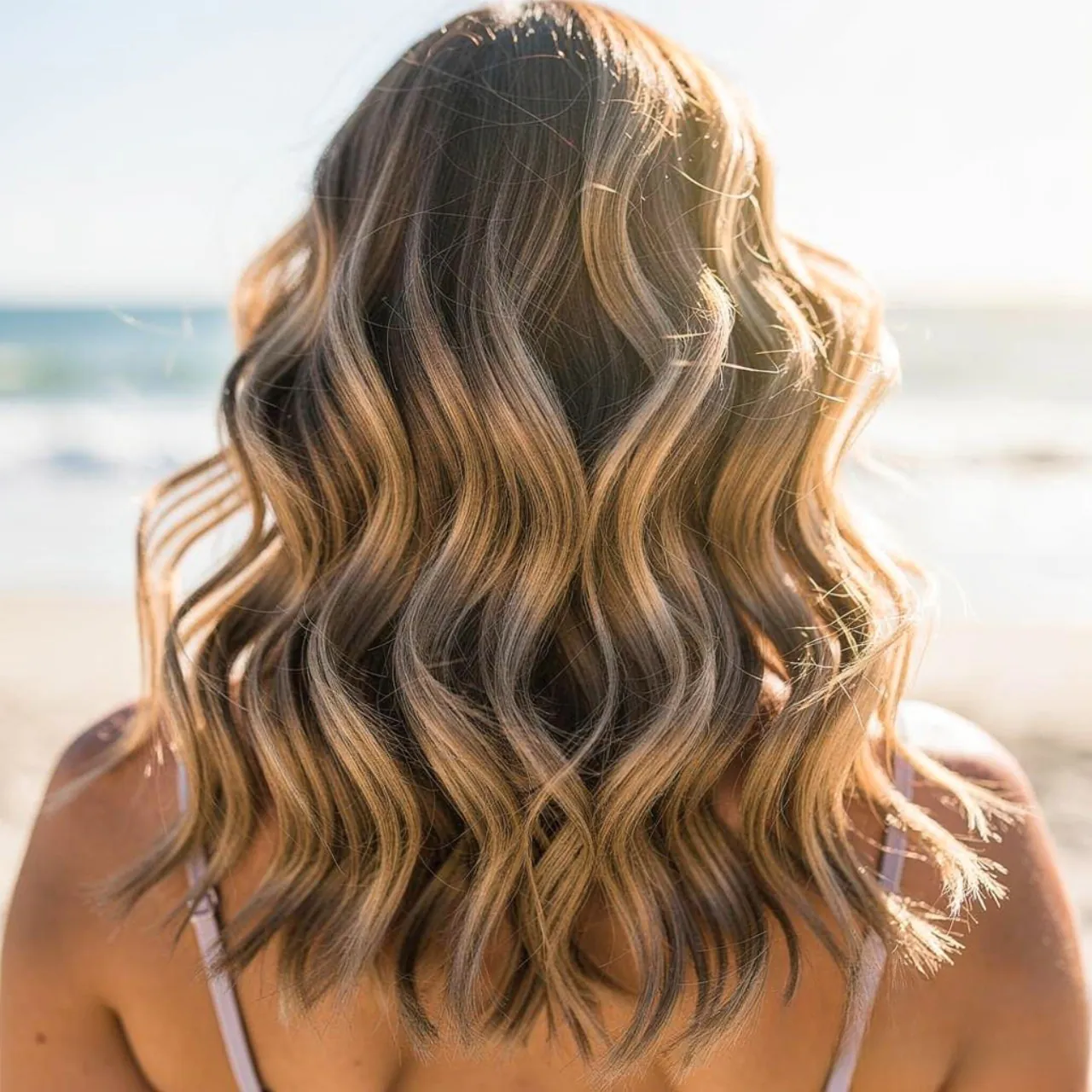 beachy layered waves hairstyle for summer full hai