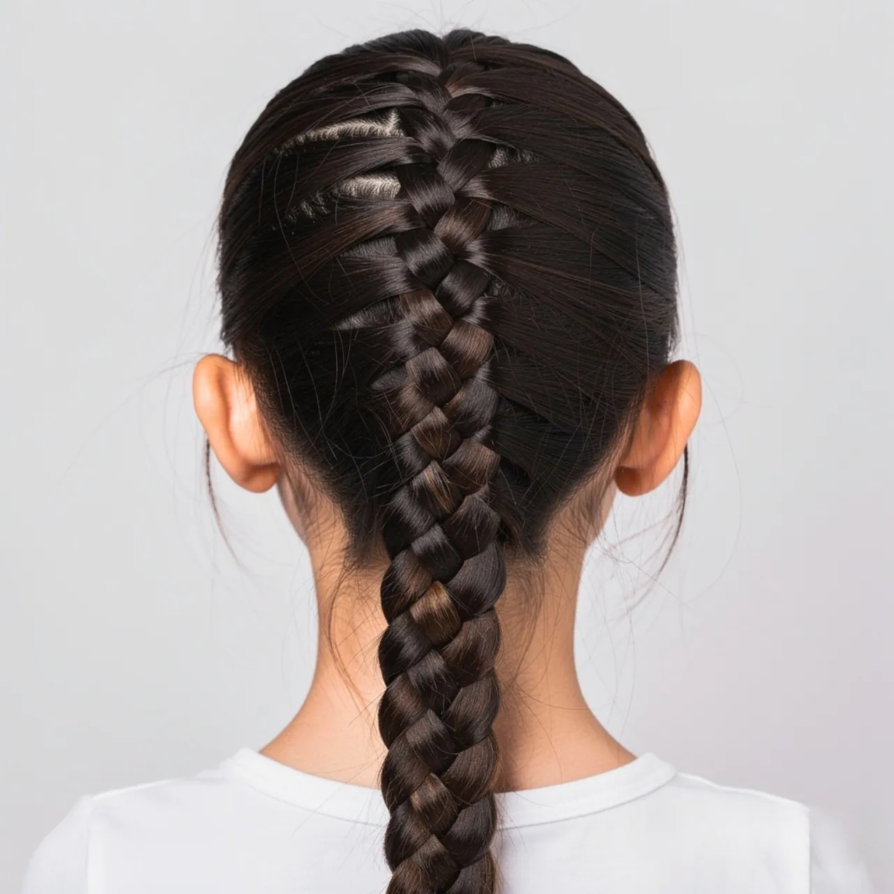 14 Trendy Hairstyles for School Braids That Stay Cute All Day 2 classic three strand school braid hairstyle single